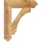 Ekena Millwork Imperial Arts & Crafts Rough Sawn Bracket, Western Red Cedar, 4"W x 18"D x 22"H BKT04X18X22IMP03RWR - alternate 2